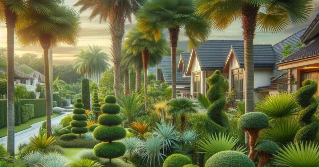 Landscaping With Palm trees